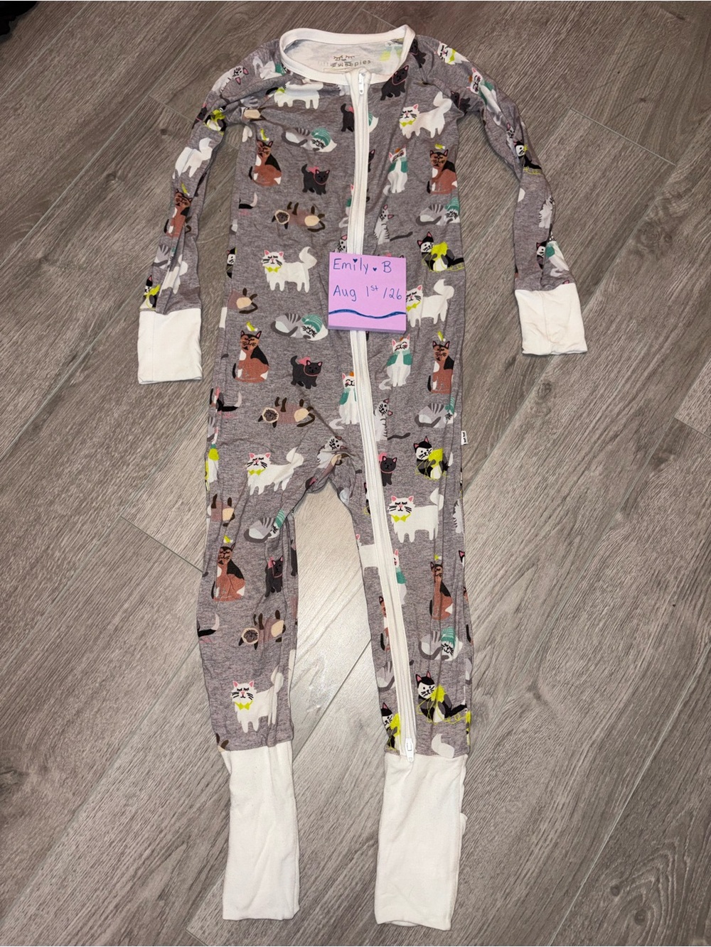 Little Sleepies Bamboo 3T zippy